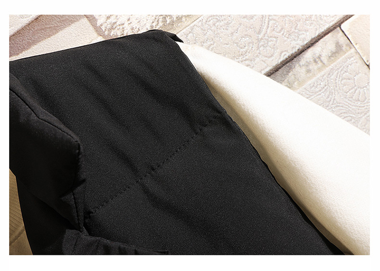 Cặp đôi vest nam nam nữ mùa thu đông phiên bản Hàn Quốc của giới trẻ không tay áo khoác dày đứng cổ áo vest cotton giản dị áo ba lỗ trắng