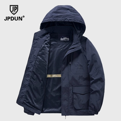 Осенняя куртка с капюшоном, весенняя рубашка, для среднего возраста, оверсайз, размер