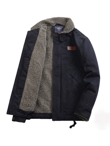 Демисезонная утепленная модная ретро бархатная куртка