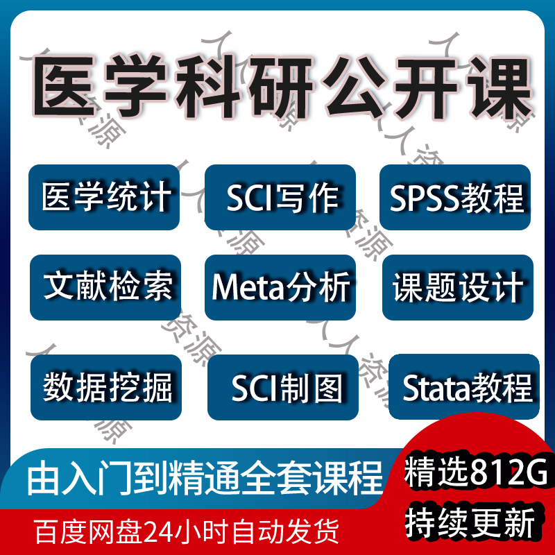 Medical Scientific Research Public Class Meta Analysis Sci Writing R Language Spss Literature Reading Retrieval Film Courses