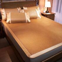 The mat three-piece set 1 5 meters 1 8 meters 1 2m bed sheet man mat foldable ice silk mat ice rattan mat