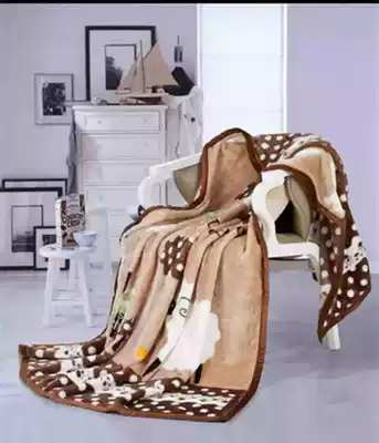 Raschel blanket quilt thickened winter double-layer single student dormitory flannel coral velvet autumn blanket for men and women