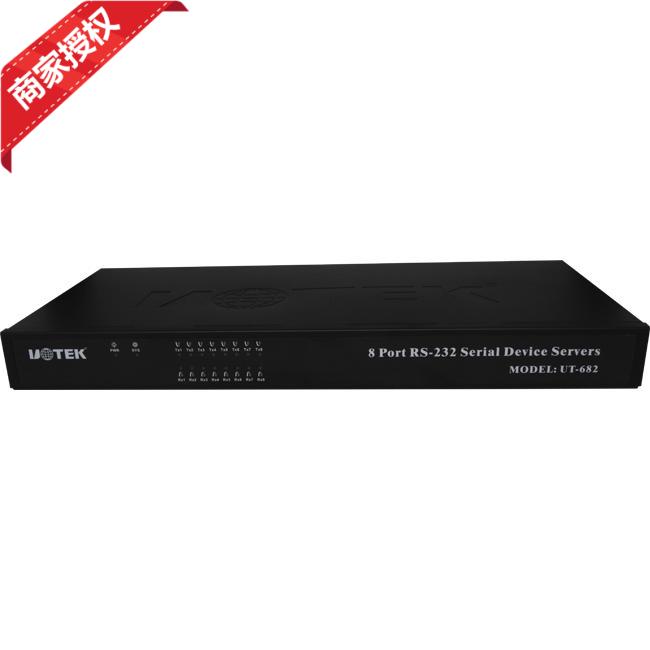 Utai (UTEK) rack TCP IP to 8 pumping RS-232 Internet converter UT-682