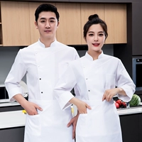 Премиум пять пушковых длинноклетных белых топ + фартук