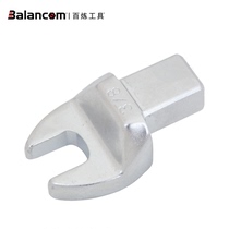 Bairefiner tool BALANCOM torque wrench plug-in 9 * 12MM inch open mouth torque wrench accessories head