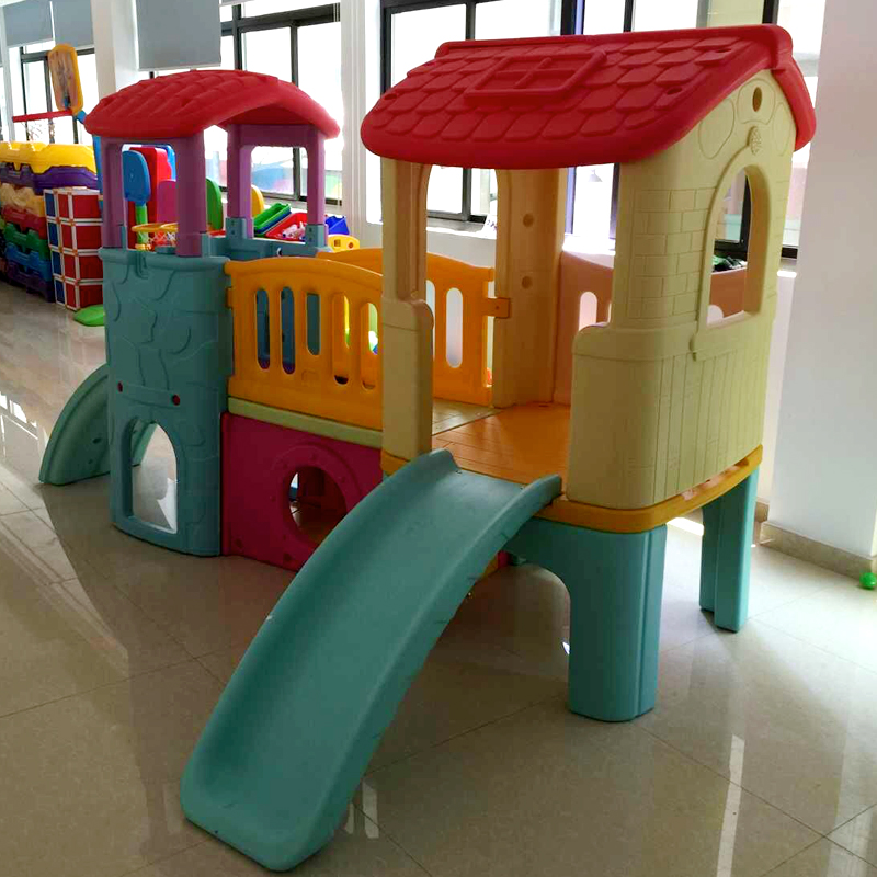 Kindergarten Outdoor Thickened Plastic Slide Large Combined Pleasure Equipment Baby Community Toy Indoor Park