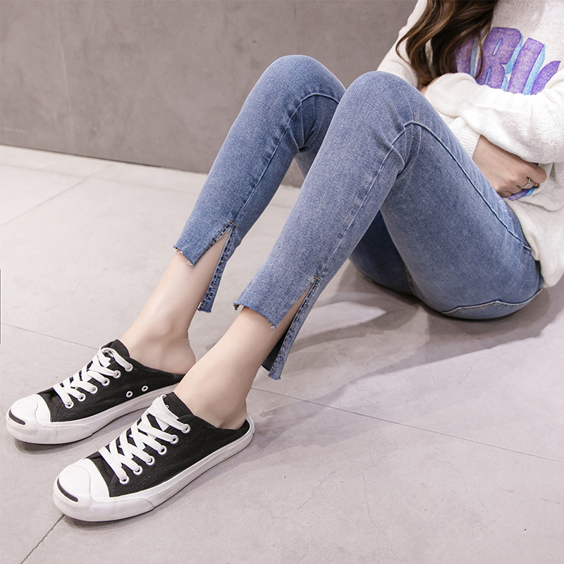 Pregnant women pants fall and winter wear jeans pants fall and winter fashion winter fashion belly padded pants