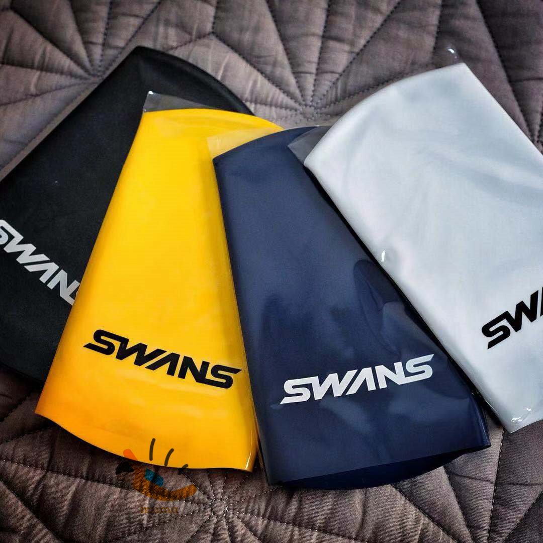 MUMA swimming shop spot Japan imported Japanese-made SWANS poetry rhyme basic classic silicone swimming cap