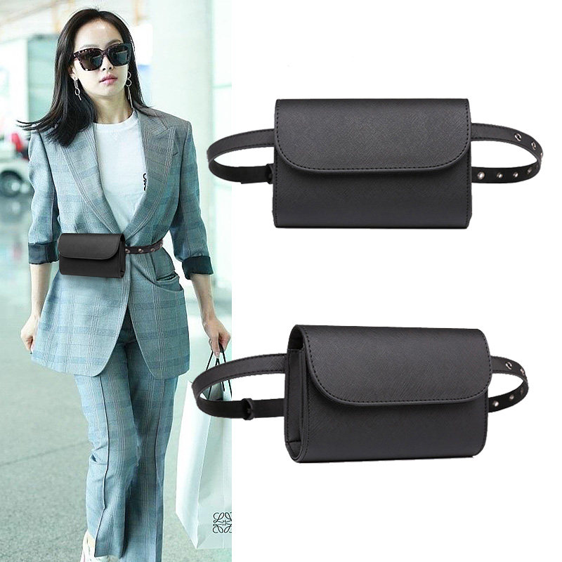 Women's fanny pack small new fashion work casual fashion wild shopping mall shopping guide cash register sales mobile phone bag