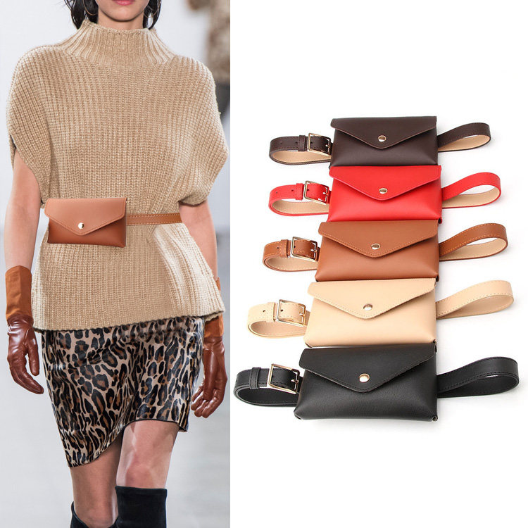 Mini fashion minimalist mobile phone pocket Women Chains Spins small crowdsummer decoration leather strap small square bag slim 100 lap belt-Taobao