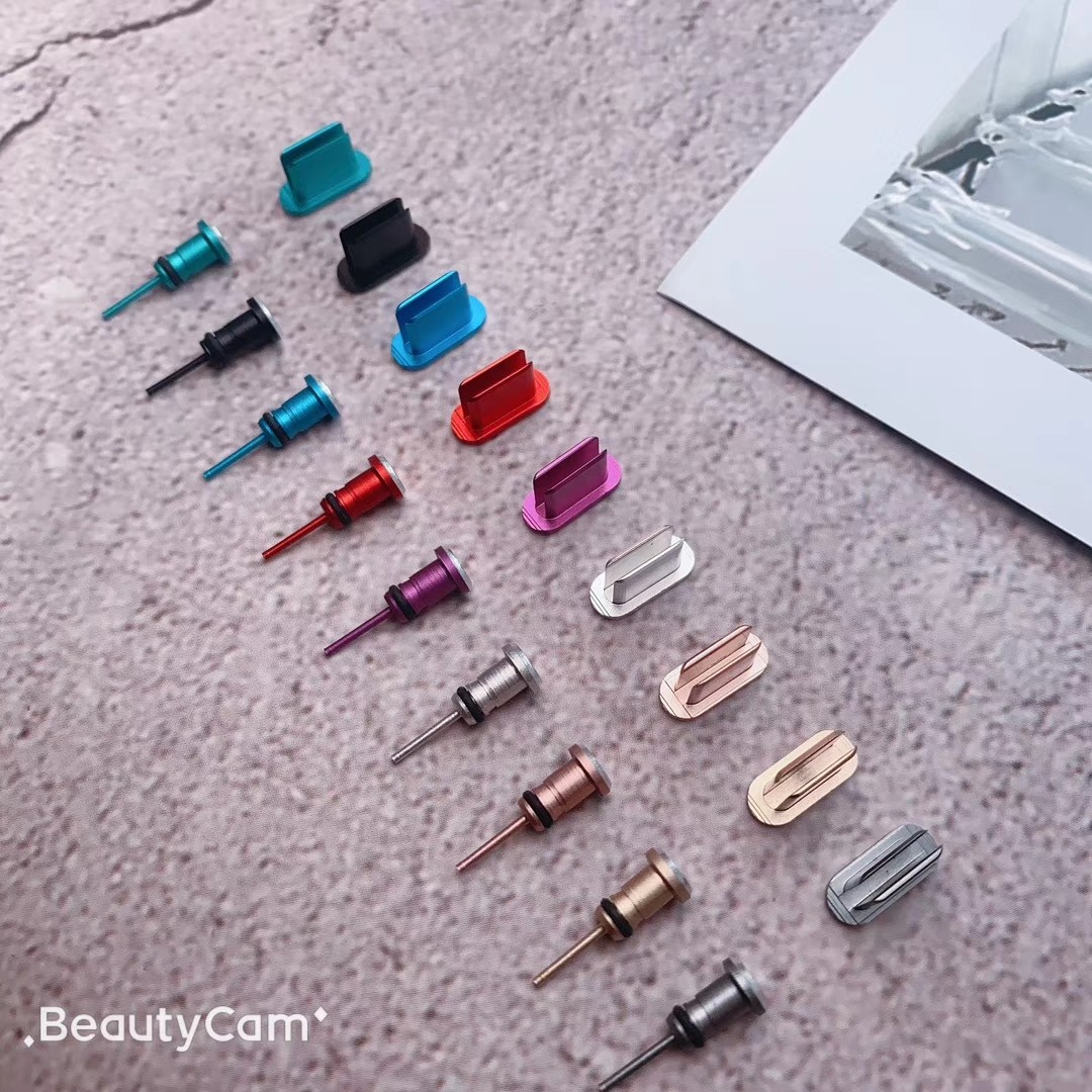 OPPOReno6 mobile phone anti-dust plug Reno6Pro charging port plug 6Pro headphone Conplug full metal type-c