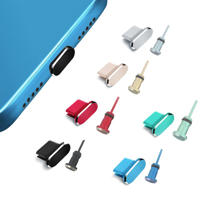 Glory V40 mobile phone dust plug Huawei glory V40 charging port plug earphone dust plug all metal plug type-c accessories