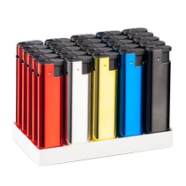 50 high-end metal windproof lighters wholesale disposable lighters custom-made printing ordinary household advertising