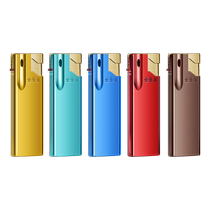 50 pieces of new durable metal windproof lighters customized with printing direct inflatable lighters wholesale
