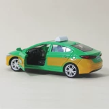彩珀 Модель автомобиля из сплава 67072 Hyundai, ведущее такси, такси в Пекине, детская игрушка-сбывшаяся игрушка