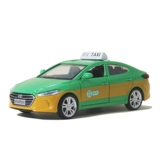 彩珀 Модель автомобиля из сплава 67072 Hyundai, ведущее такси, такси в Пекине, детская игрушка-сбывшаяся игрушка