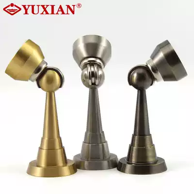 Yuxiang European-style full copper suction wall suction pure copper door suction extended door collision strong magnetic force Green bronze anti-collision device Typhoon gold