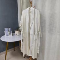 Slight flaw foreign trade@HOME super soft and comfortable bamboo fiber bathrobe water absorption and antibacterial hotel mens and womens soft bathrobe large size