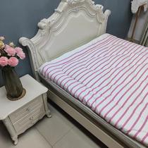 Foreign Trade Yu D Thick Cotton Mattress Double Type 150*200 180*200 Fresh Striped Cotton Soft Mattress