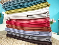 100-count cotton long-staple cotton high-end satin solid color European light luxury single student suitable for beds under 15 meters heavy