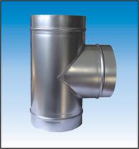  Chengdu white iron wind pipe processing galvanized pipe ventilation pipe accessories T-shaped three-way four-way elbow