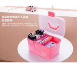 Многофункциональная двойная коробка для хранения дома, отделка для хранения лекарств, студент, три -слойная покраска коробки ручной работы отделка