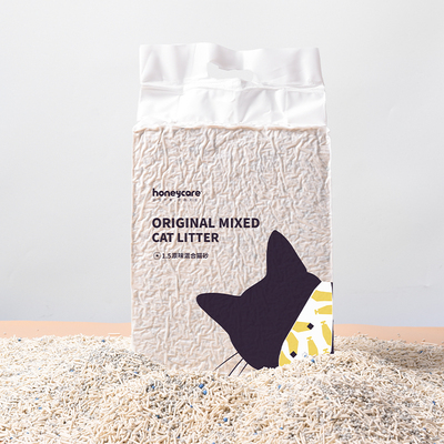 好命天生豆腐+膨润土混合猫砂2.75kg