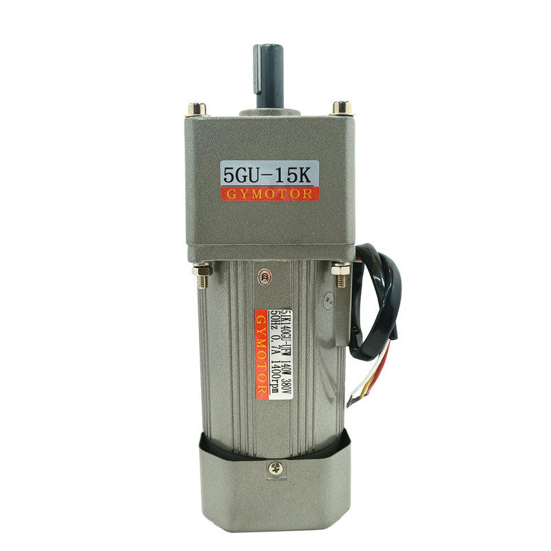 Factory direct sales AC gear reduction motor 140w speed regulation constant speed transmission machine single-phase 220v three-phase 380v