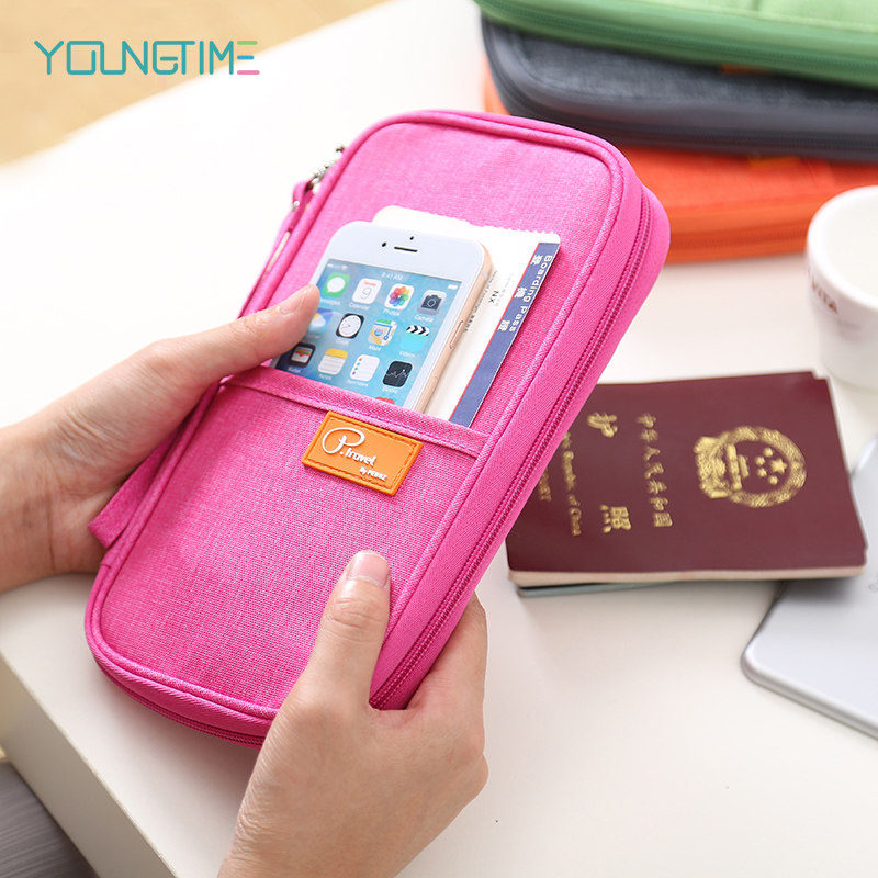 [USD 14.24] Passport Chartered Airline Travel Document Bag Multipurpose