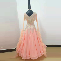 National Label dance executive Competition dress Waltz Gardrill to perform a Morden dance dress rehearsal for a ballroom and dance tango