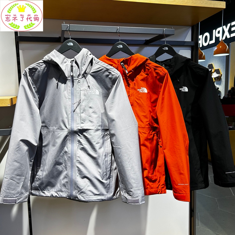 Thenorthface Dryzzle2026 Outdoor Men's Waterproof and Windproof Jacket Hard Shell Jacket 8Df0