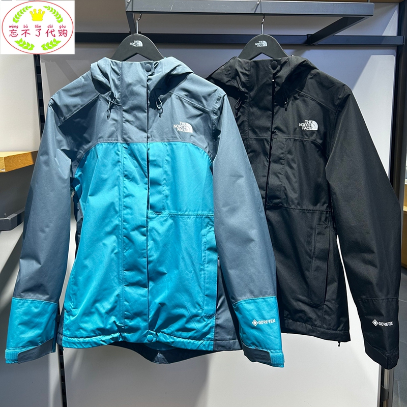Thenorthface Outdoor 2026 Spring Gtx Waterproof Hard Shell Jacket with Inner Liner for Women 8F1D