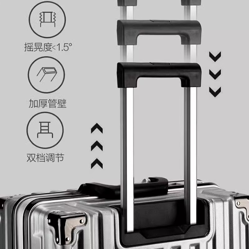Luggage Suitcase Handle Replacement Travel Bag Accessories Password Box Replacement Rod Leather Suitcase Telescopic Rod Handle Parts