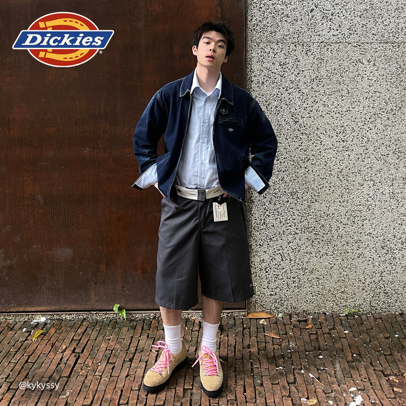 [Same Style as Lu Ke Ran] Dickies Spring and Summer Workwear Twill Mountain-Style Loose Shorts for Men and Women