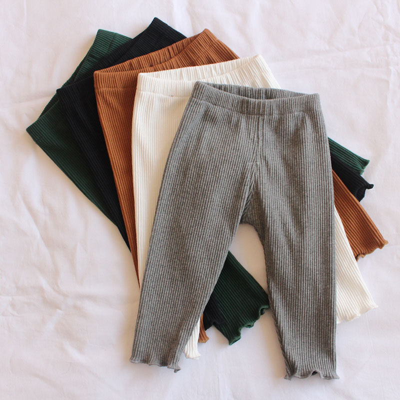 Baby Pit Bar Inner Hitch Pants Spring Autumn Clothing Children Girl Pants Children Baby Pants Clothes 1-2-3 years old