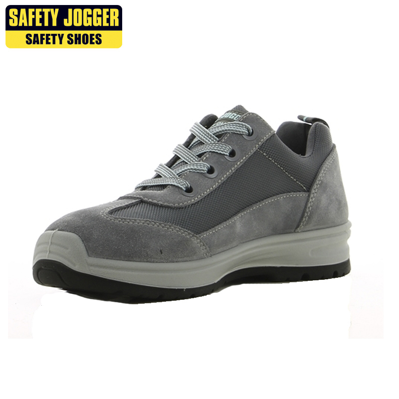 Saddle Irao Pays shoes SafetyJogger safety shoes Organic ladies anti-stab and dark grey