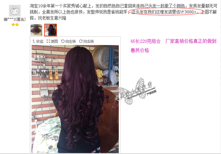 Extension mèches - Ref 225643 Image 26