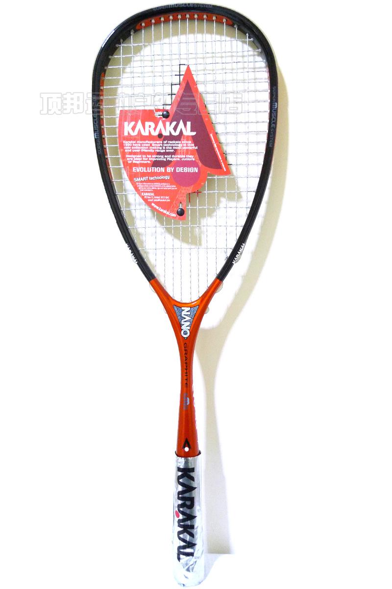 Karakal karaka nano titan carbon EVO-4G squash vợt để gửi squash nam giới và phụ nữ squash vợt 	bóng tennis penn