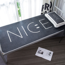 College student dormitory ice mat 0 9m single bedroom can be washed soft mat 1 2 meters cartoon mat foldable