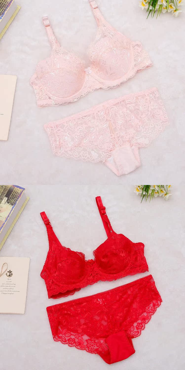 Sexy lưới ren siêu cuốn sách áo ngực trong suốt thiết lập phụ nữ không thu thập cám dỗ đồ lót kích thước lớn ao nguc