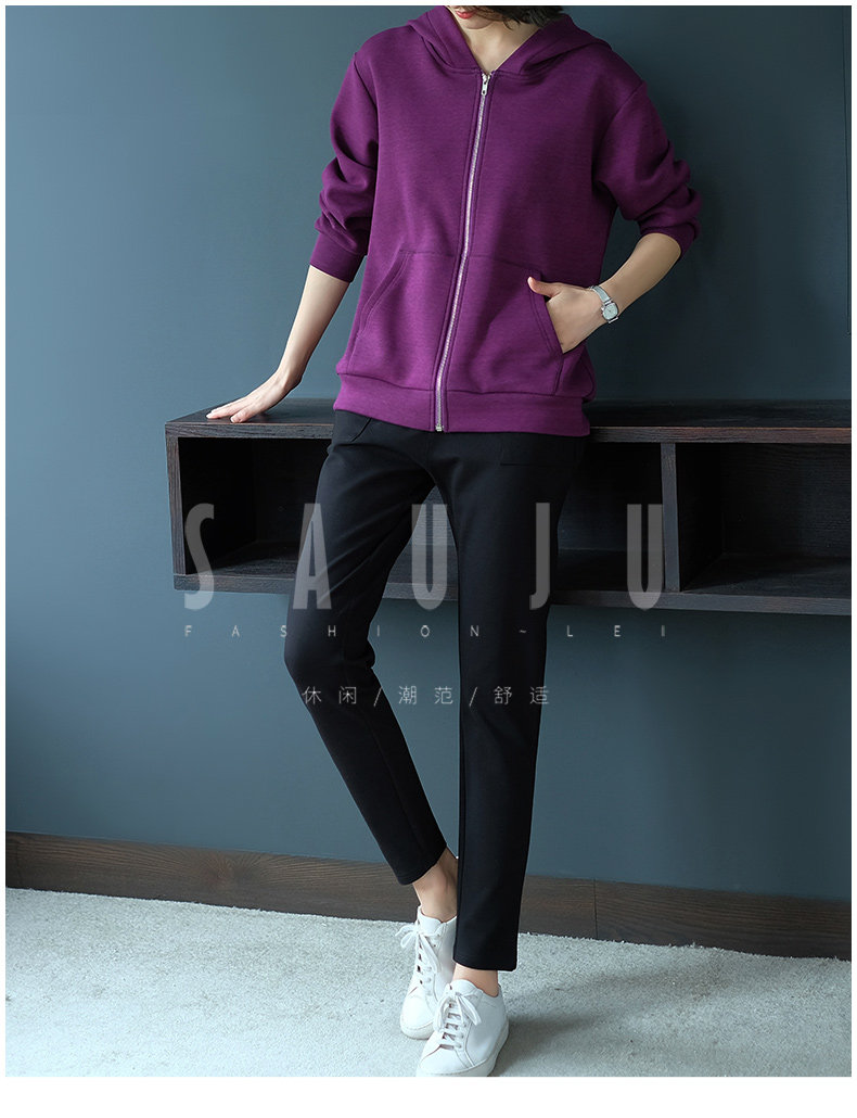 Sweatshirt femme en Coton - Ref 3216122 Image 7