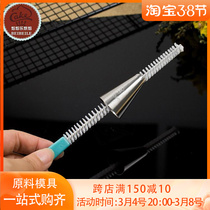 Baking Tool Framed Flower Mouth Cleaning Brush Flowers Nozzle Brushed Mouth Brush Cleaning Brushed Plastic Shank Flower Mouth Cleaning Brush