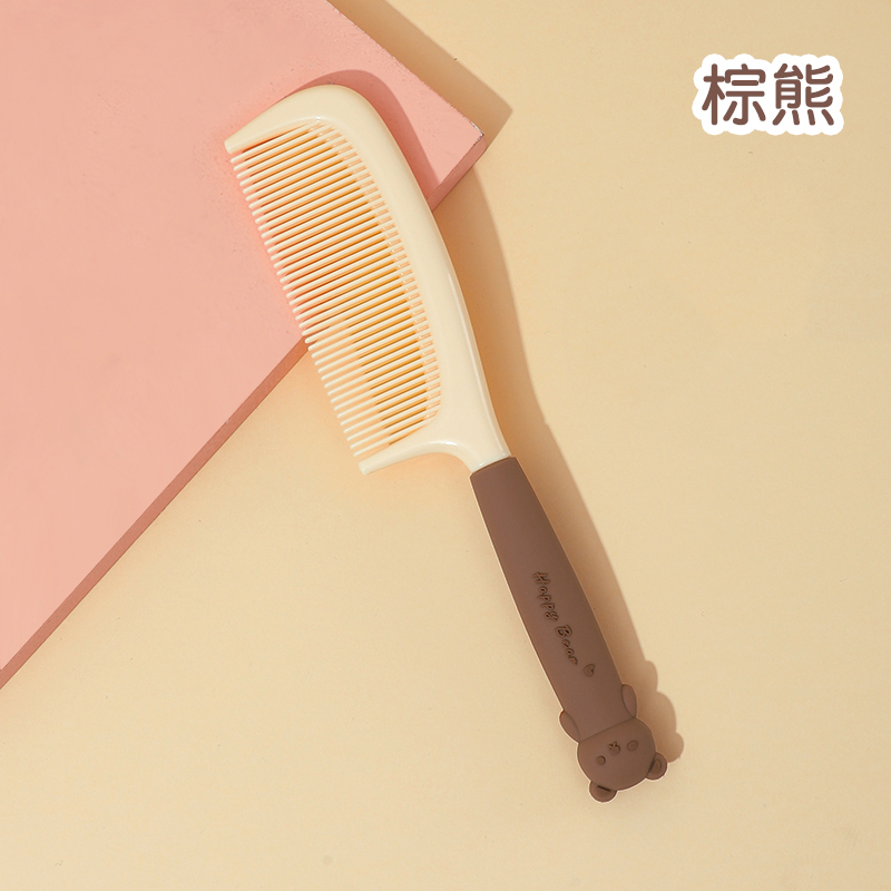 images 3:Cute high-folor comb Ms. special long-haired girl with anti-static plastic straight hair comb