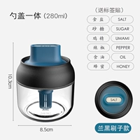 Синий стиль черной кисти