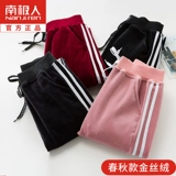 Детские осенние бархатные штаны для мальчиков, коллекция 2022