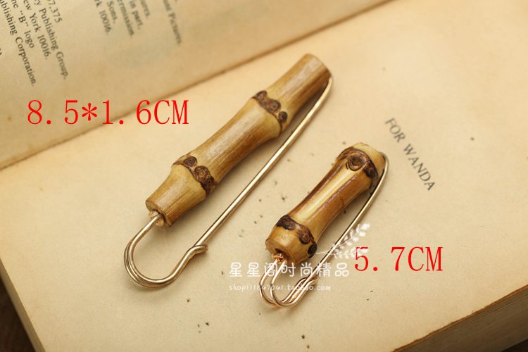 Đa dạng của trâm tre trâm cài chốt lớn khóa khăn quàng cổ áo len áo len pha lê nữ phụ kiện khóa huy hiệu đảng cài áo