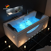 Surf massage double smart bathtub Household bubble couple heating constant temperature adult villa acrylic large bathtub