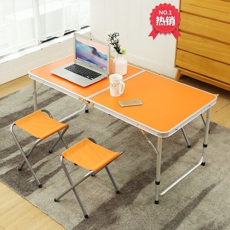 Booth table folding table outdoor low table portable folding shrink table exhibition table outdoor display table simple