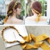 Xin Hongxin Hàn Quốc mới đơn giản nơ tóc hoop headband rắn màu retro streamer phụ kiện tóc dài dải tóc - Phụ kiện tóc