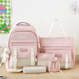 Японский комплект, брендовый вместительный и большой школьный рюкзак, для средней школы